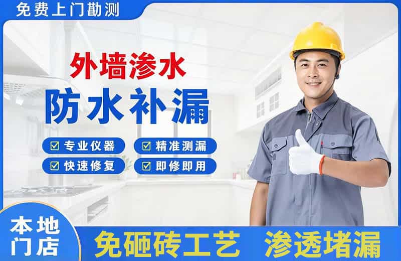 青山湖外墙渗水维修